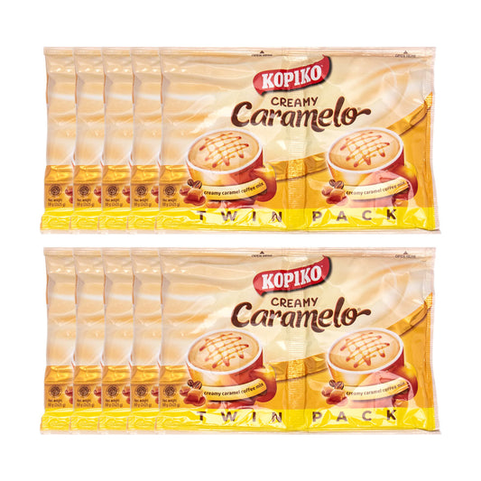 Kopiko Creamy Caramelo Coffee Twin Pack 50g x 10pcs