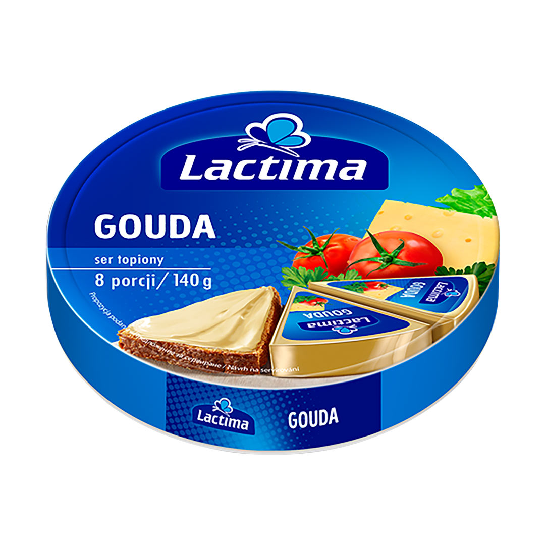 Lactima Processed Gouda Cheese Portion 140g