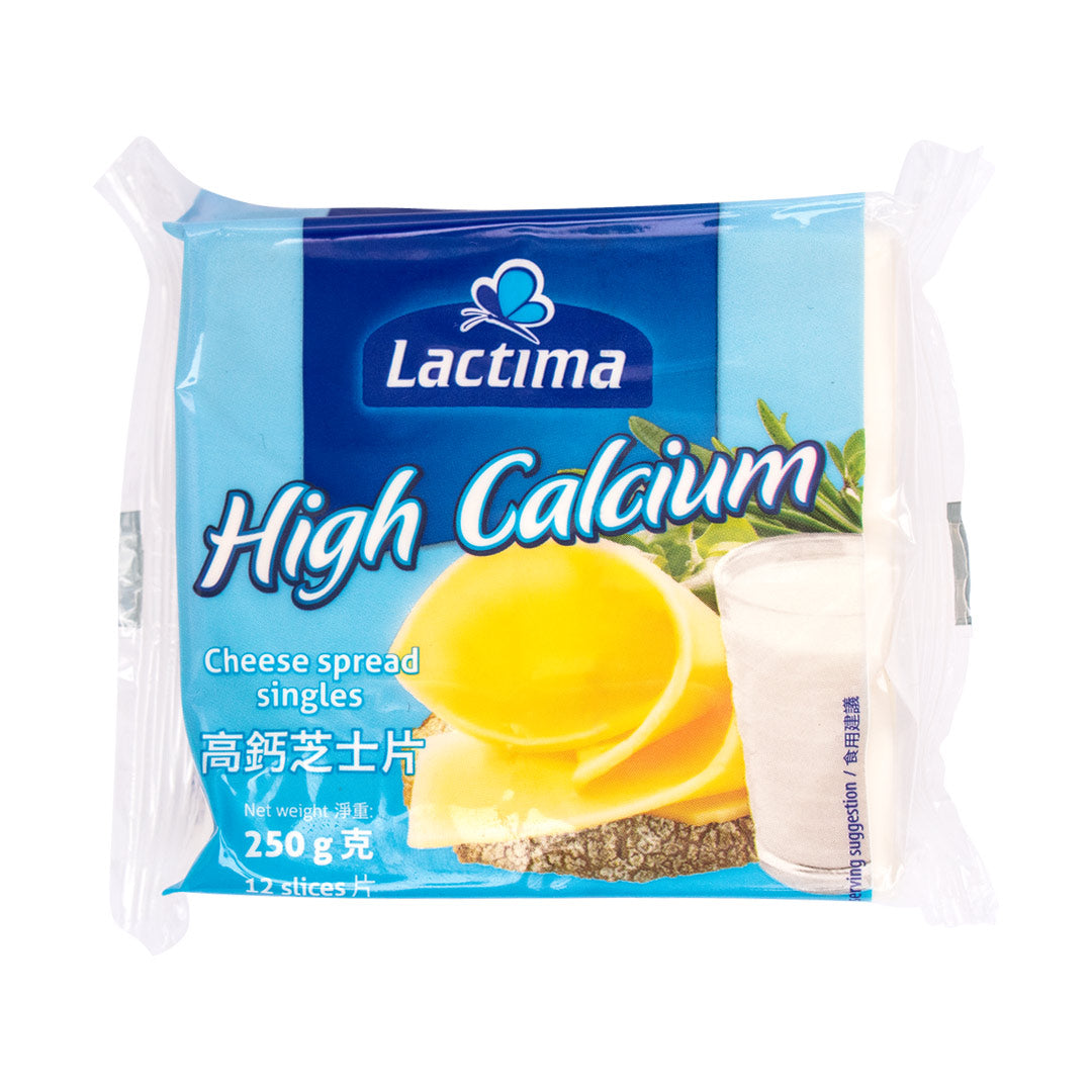 Lactima Processed High Calcium Cheese Slices 250g