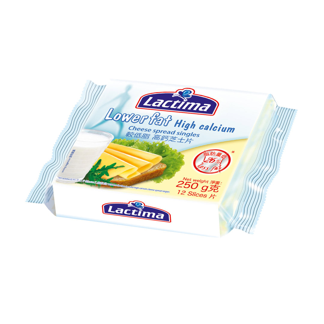 Lactima Processed Low Fat High Calcium Cheese Slices 250g