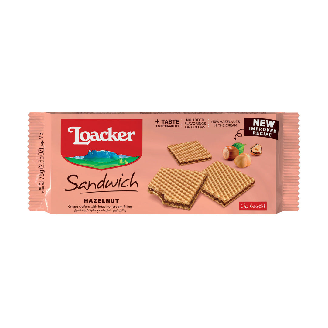 Loacker Sandwich Hazelnut 75g