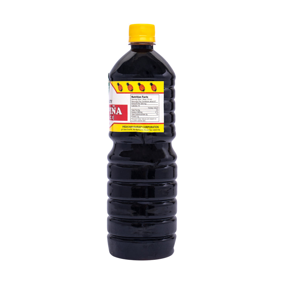 Marca Piña Export Quality Soy Sauce in PET Bottle 1000ml