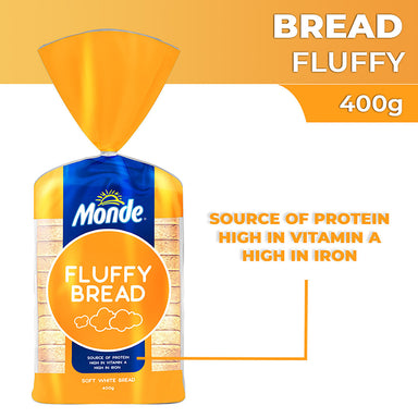 Monde Fluffy Bread 400g