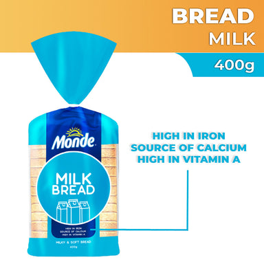 Monde Milk Bread 400g