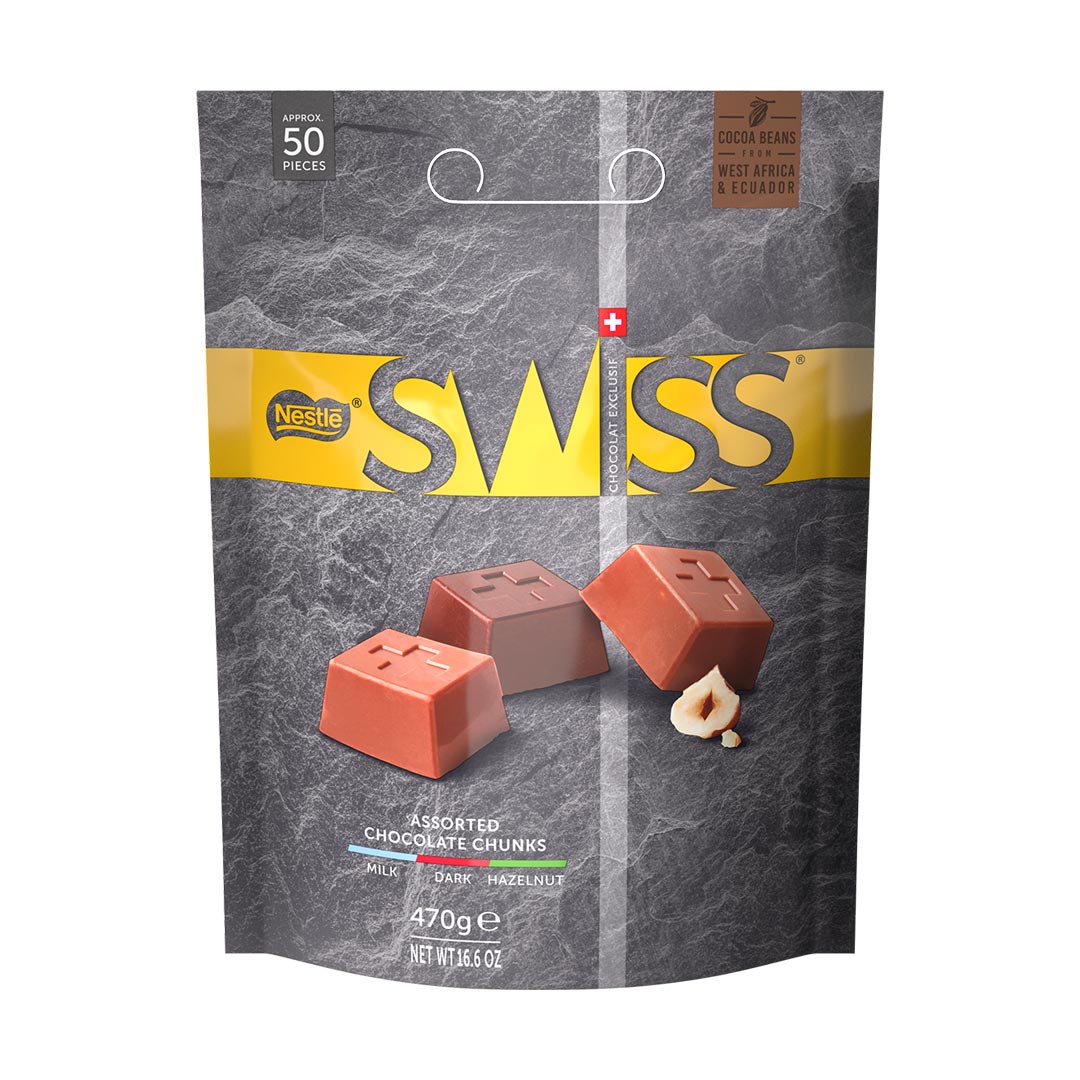 Nestle Swiss Assorted Chocolate Chunks 470g