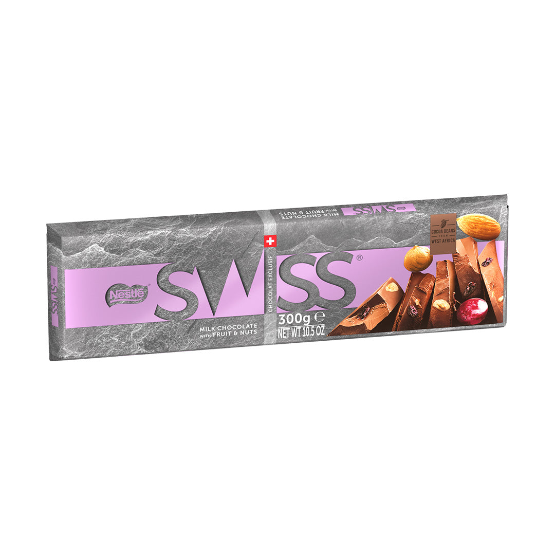 Nestle Swiss Milk Chocolate with Fruits & Nuts 300g