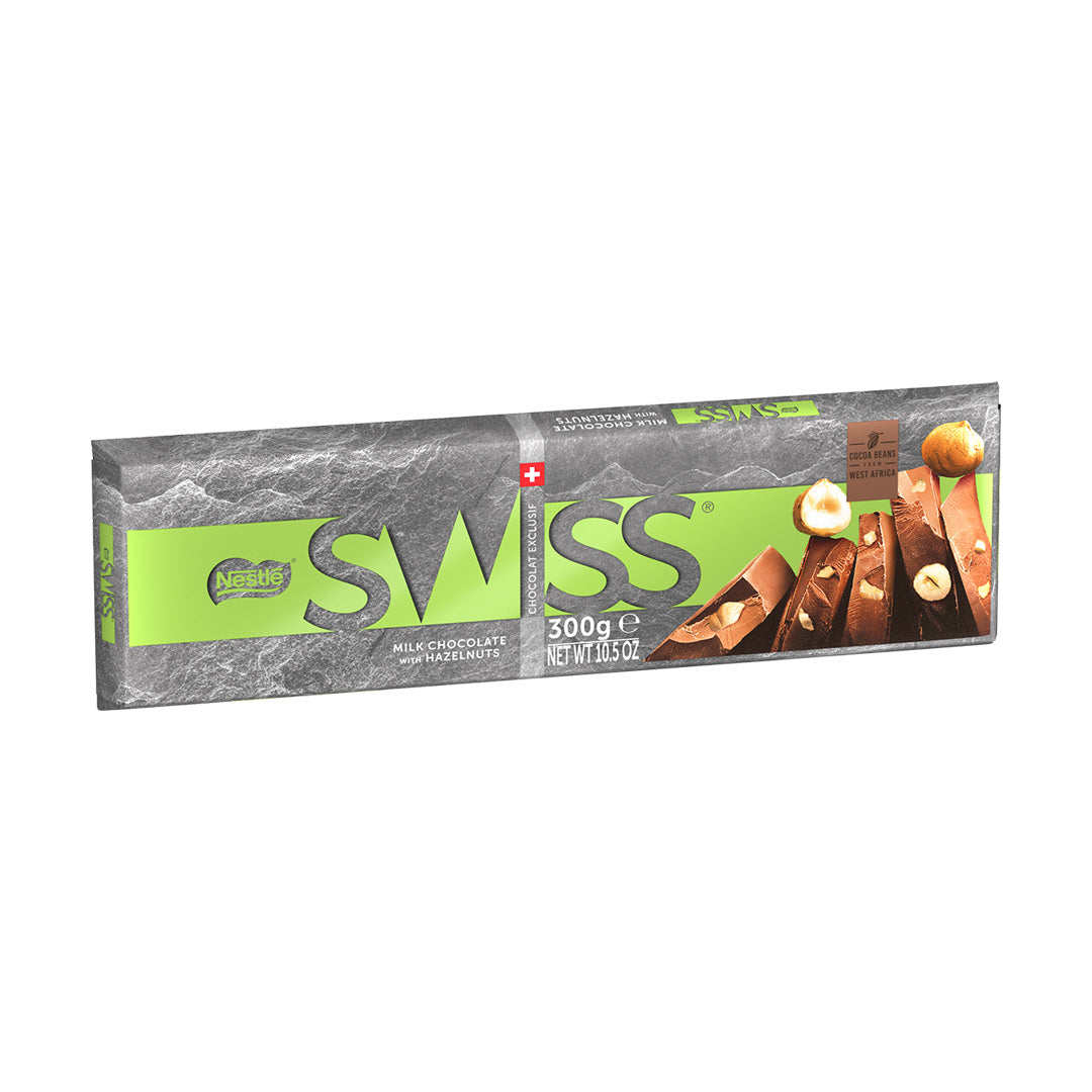 Nestle Swiss Milk Chocolate with Hazelnuts 300g