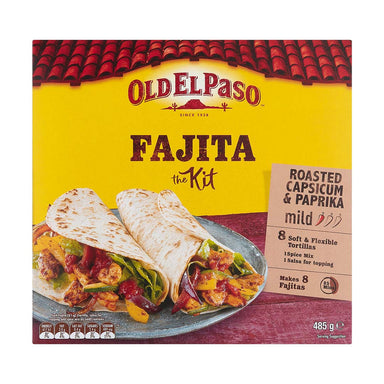 Old El Paso Fajita Kit Roasted Capsicum & Paprika 485g