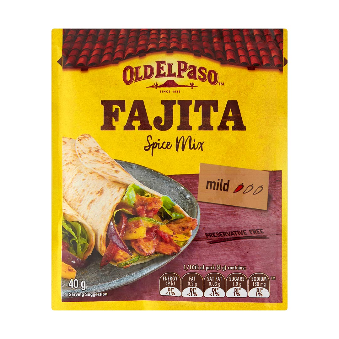 Old El Paso Fajita Spice Mix 40g