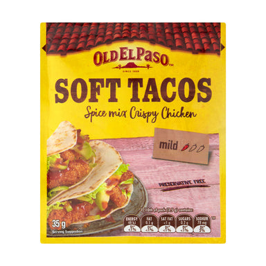 Old El Paso Soft Tacos Crispy Chicken Spice Mix 35g