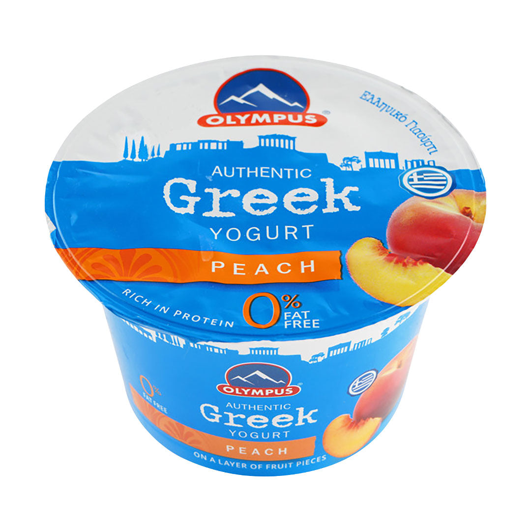 Olympus Greek Yogurt 0% Fat Peach 150g