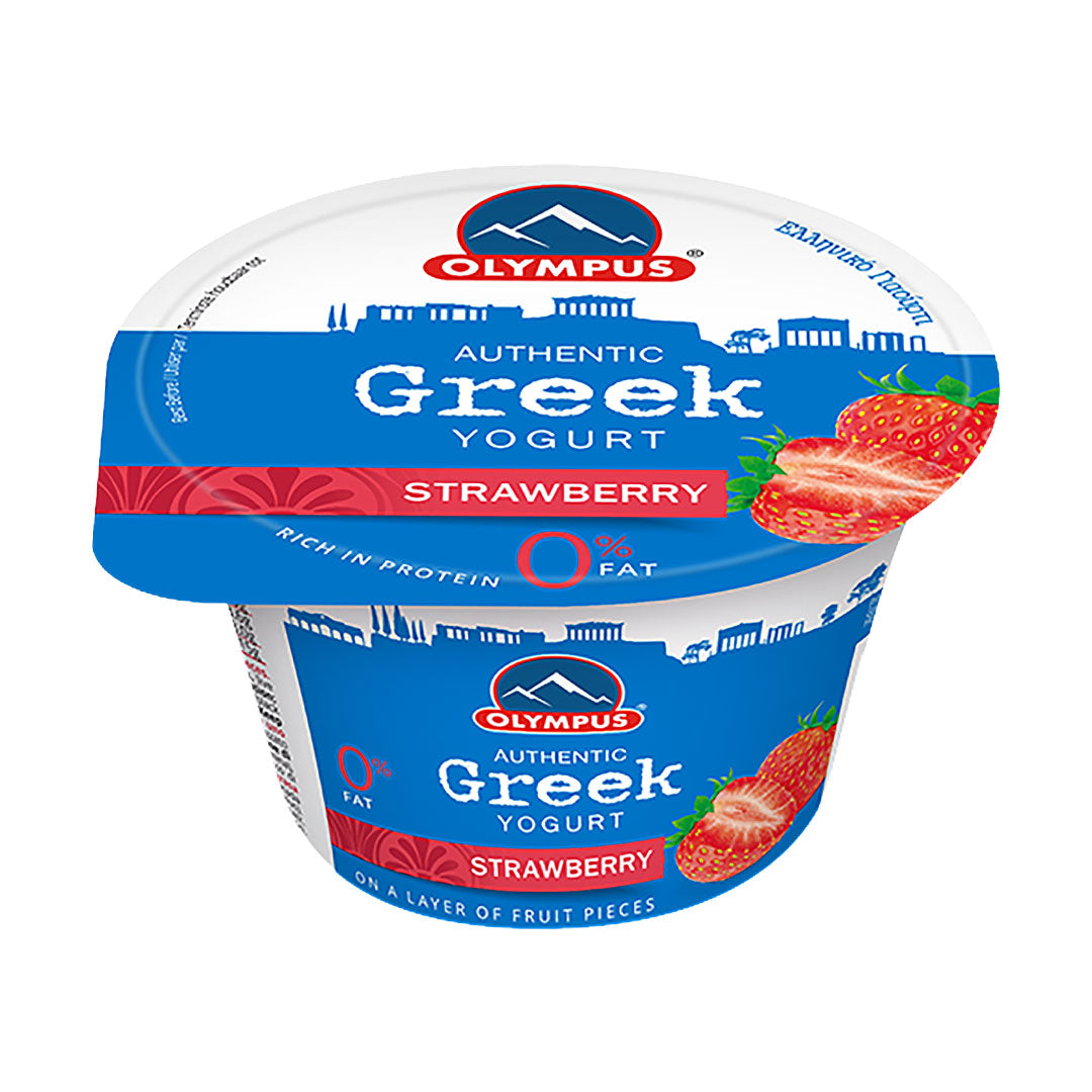 Olympus Greek Yogurt 0% Fat Strawberry 150g