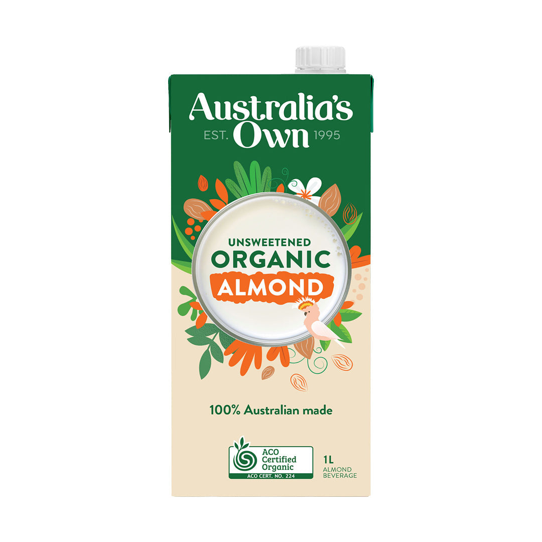 Australia's Own Unsweetened Organic Almond Milk 1L