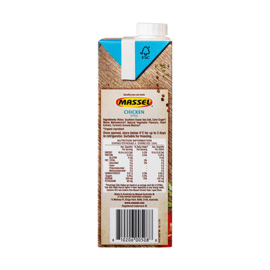 Massel Chicken Style Stock Salt Reduced 1L