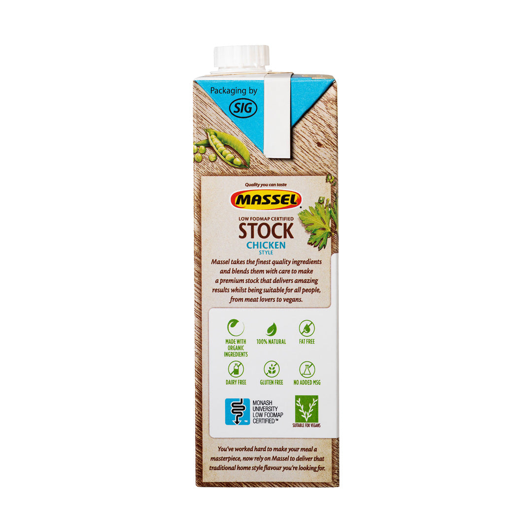 Massel Chicken Style Stock Salt Reduced 1L