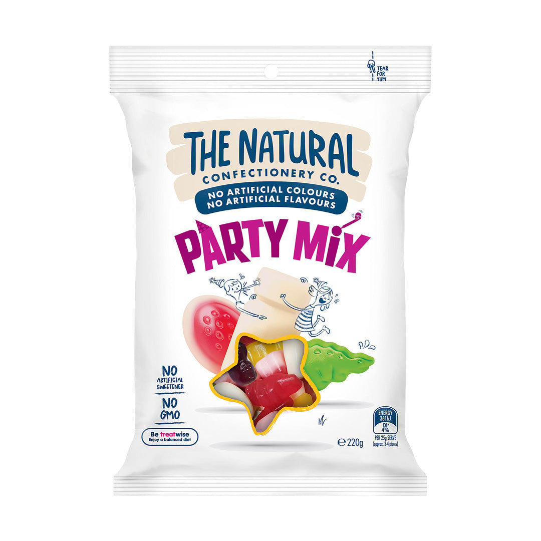 The Natural Confectionery Co. Party Mix 220g