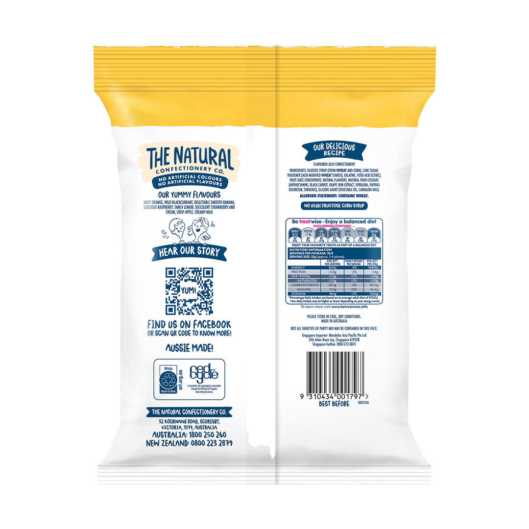 The Natural Confectionery Co. Party Mix 520g