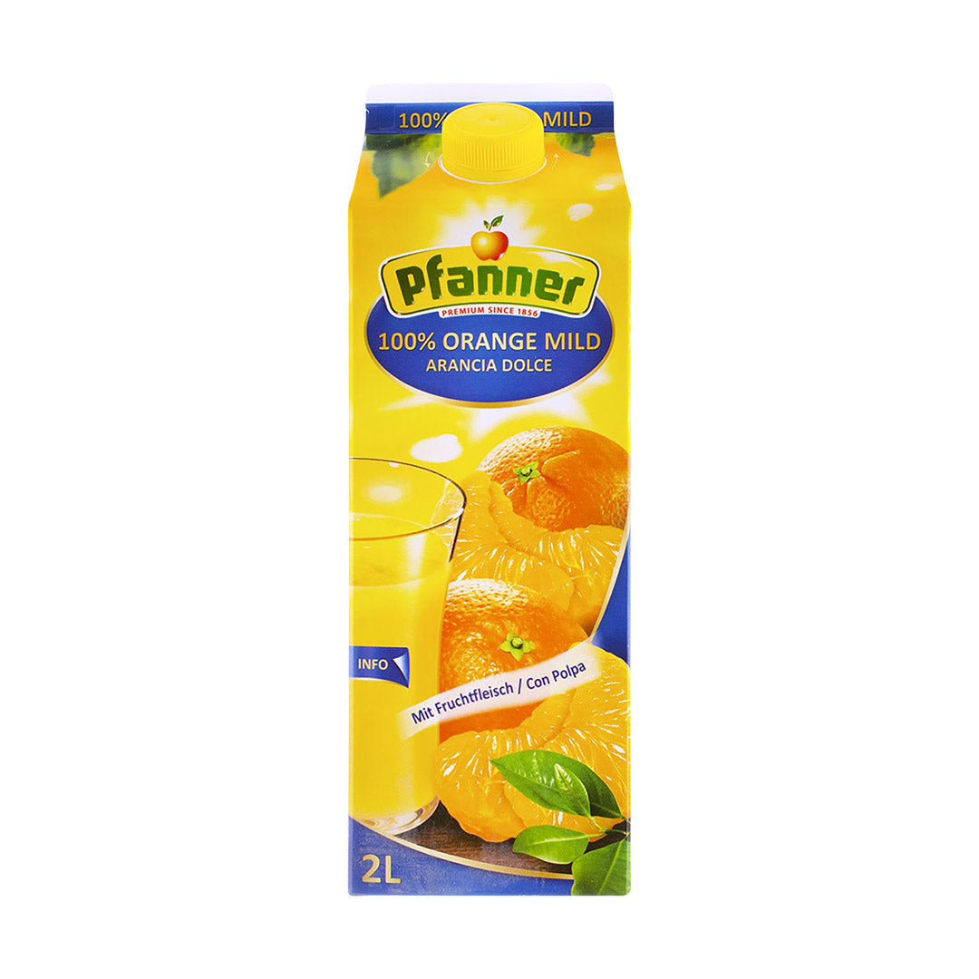 Pfanner 100% Orange Mild Juice with Pulp 2L