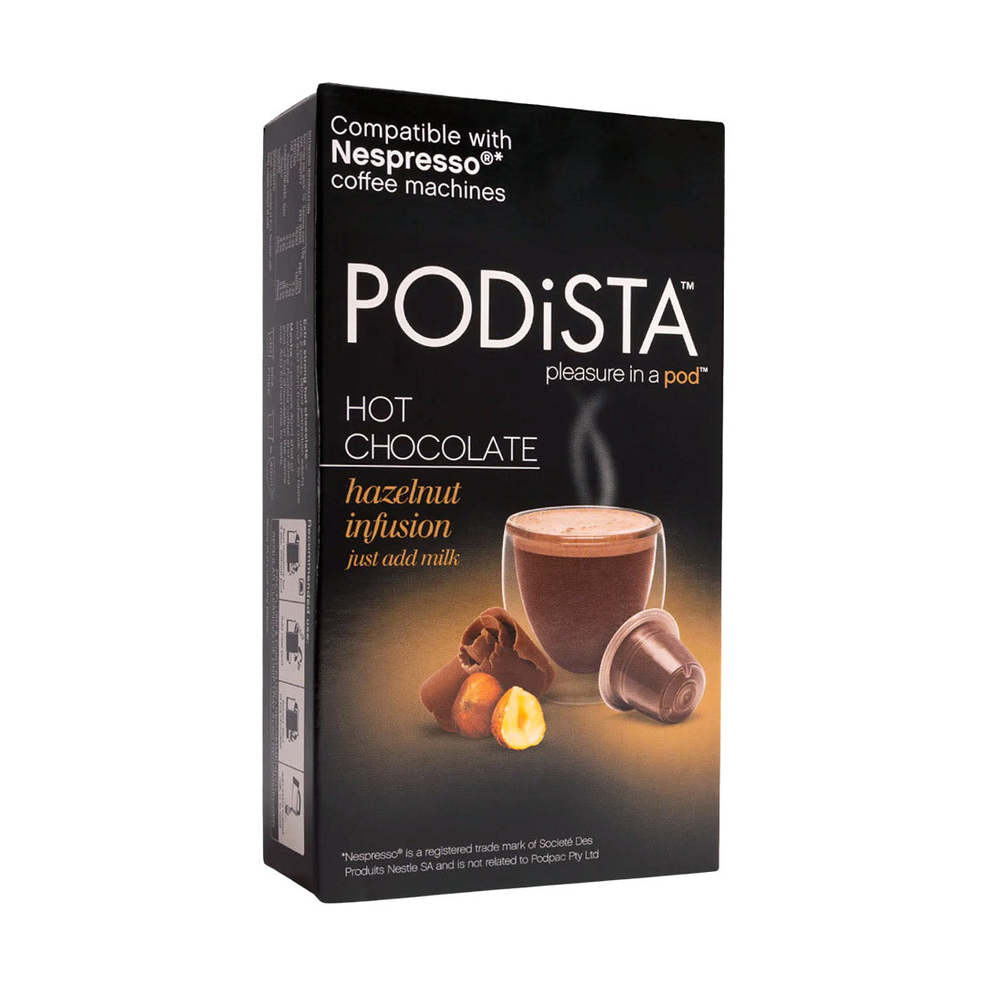 PODiSTA Chocolate Drink Hazelnut Infusion 100g x 10pcs