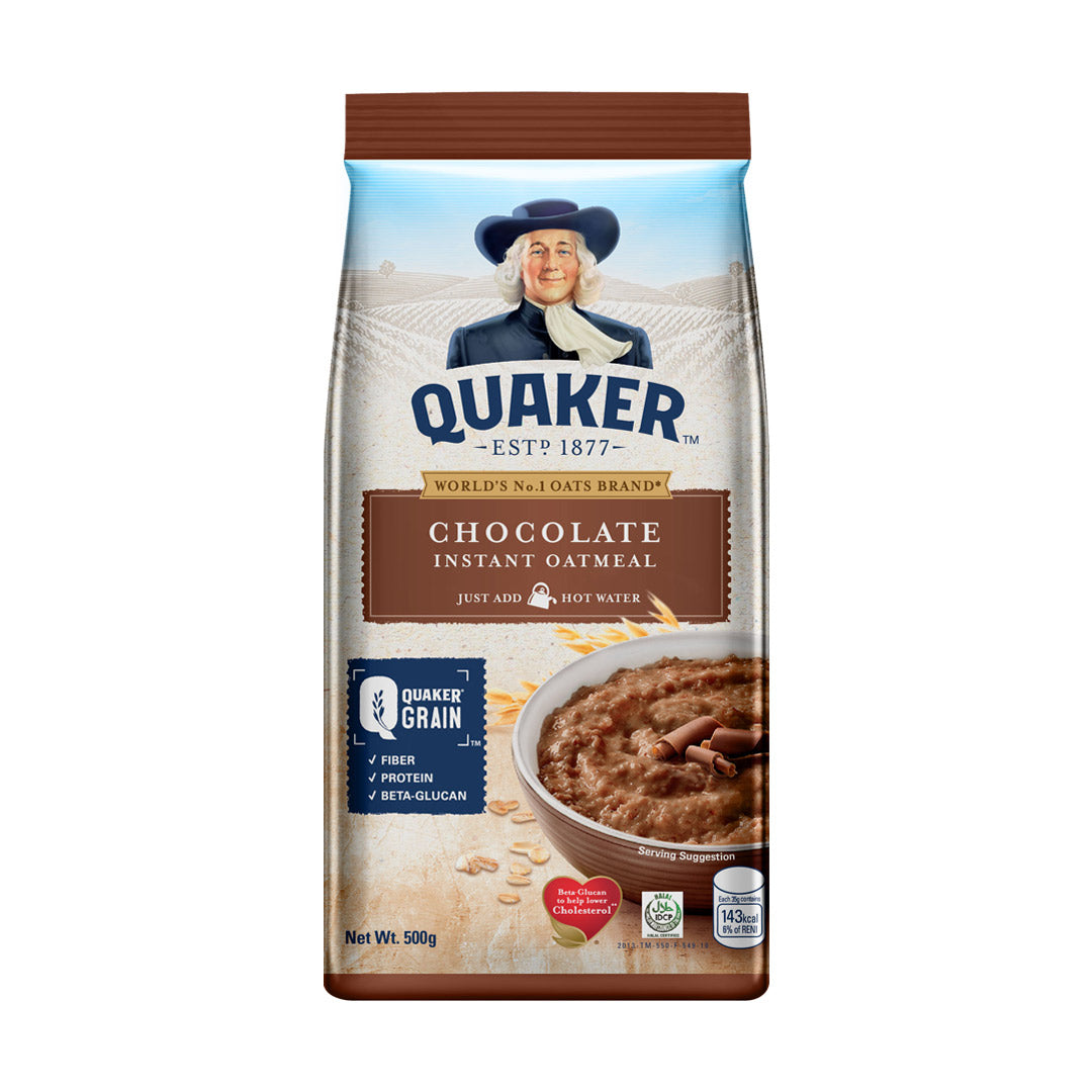 Quaker Flavored Instant Oatmeal Chocolate 500g