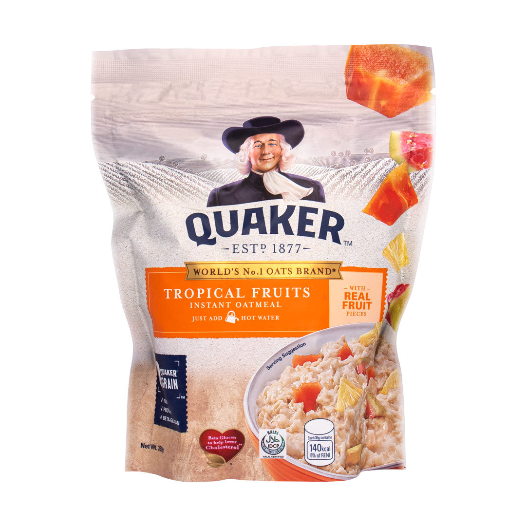 Quaker Instant Oatmeal Tropical Fruits 350g