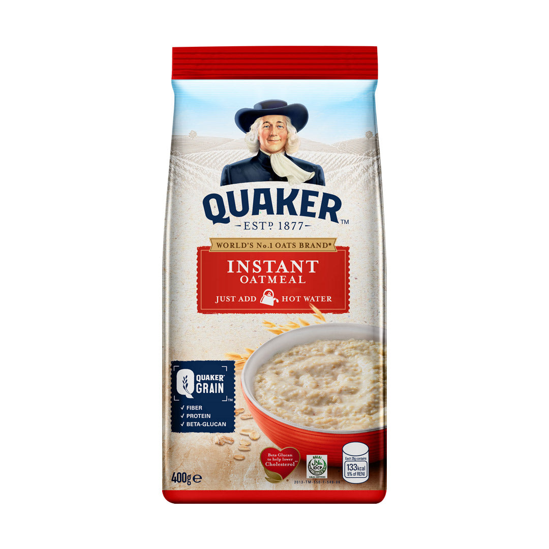 Quaker Instant Oatmeal in Foil 400g