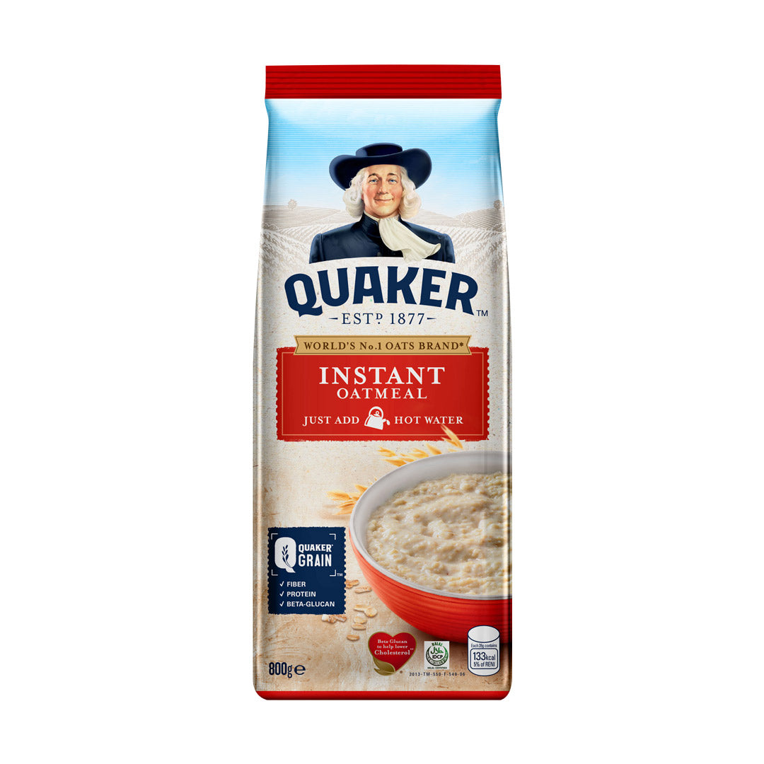 Quaker Instant Oatmeal in Foil 800g