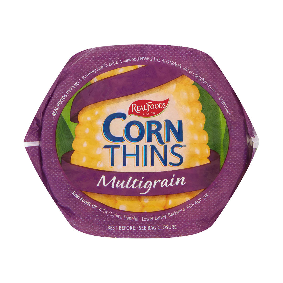 Real Foods Corn Thins Multigrain 150g