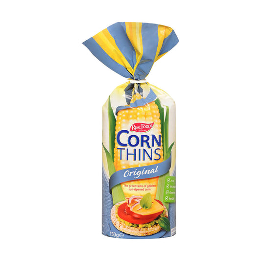 Real Foods Corn Thins Original 150g