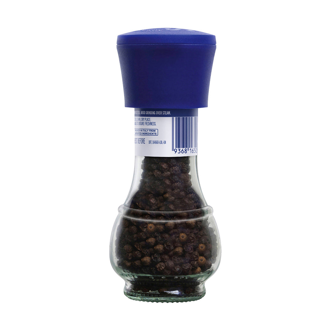 Saxa Black Peppercorn Grinder 45g