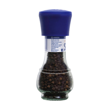 Saxa Black Peppercorn Grinder 45g