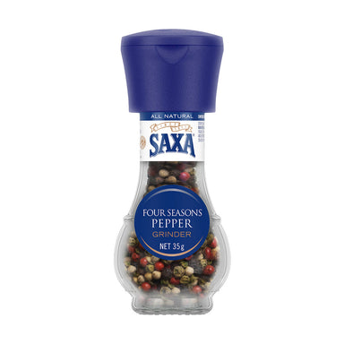 Saxa Four Seasons Pepper Grinder 35g