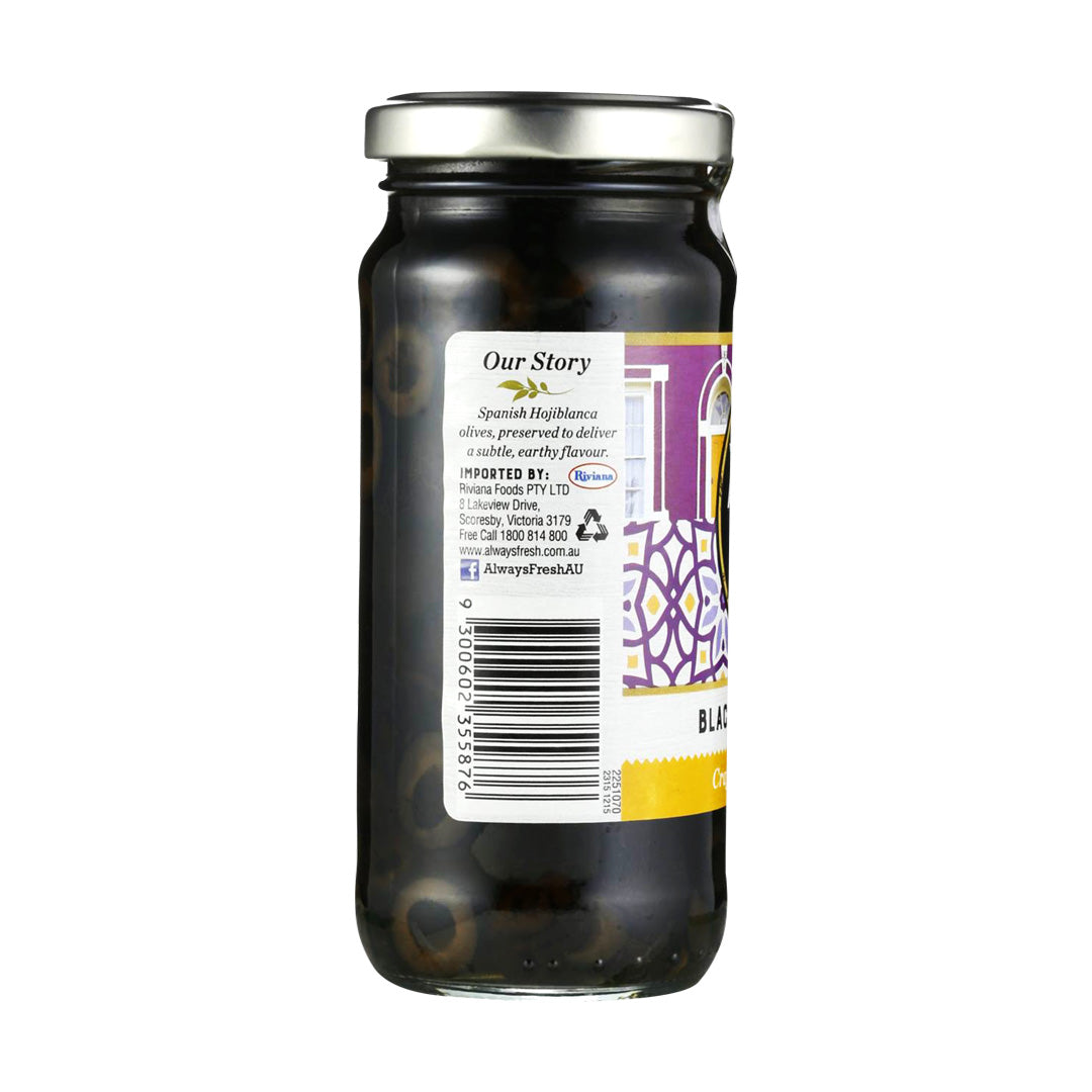 Always Fresh Black Olives Sliced 235g