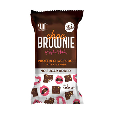 Slim Secrets Choc Brownie Protein Choc Fudge with Collagen 40g