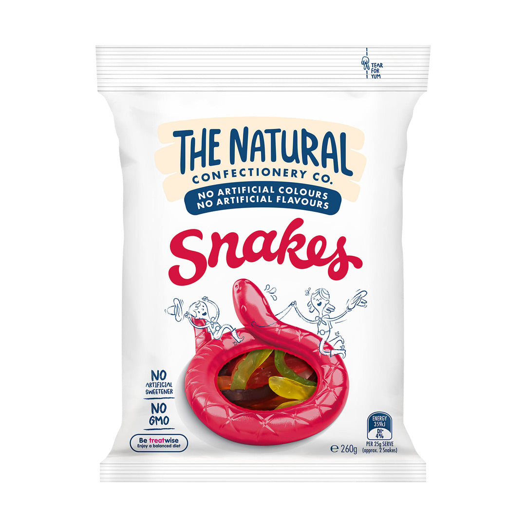 The Natural Confectionery Co. Snakes 260g