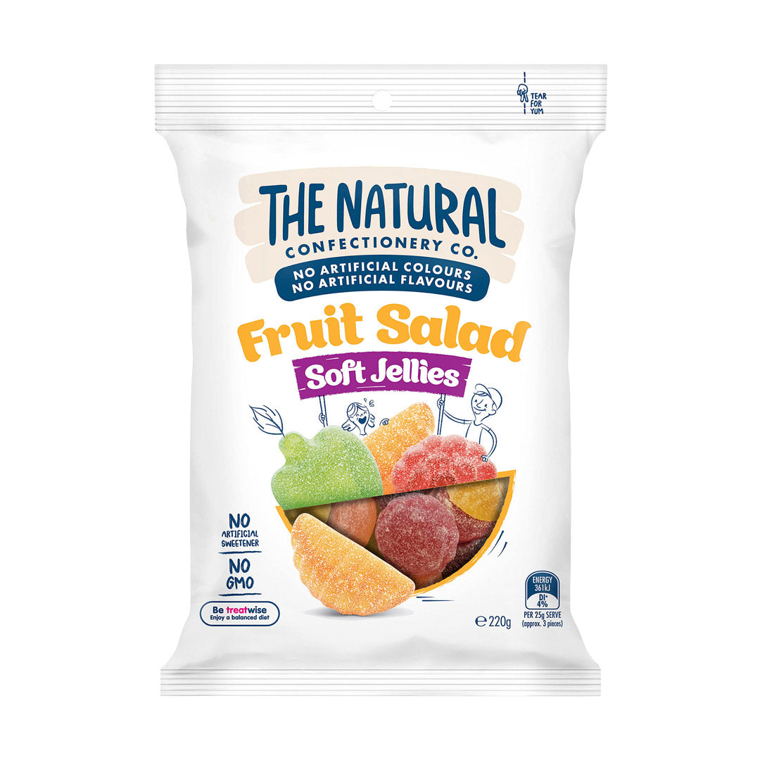 The Natural Confectionery Co. Soft Jellies Fruit Salad 220g