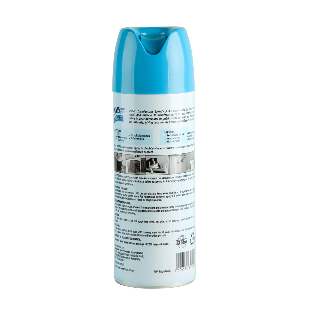 Solbac Disinfectant Spray Citrus & Greens 300g