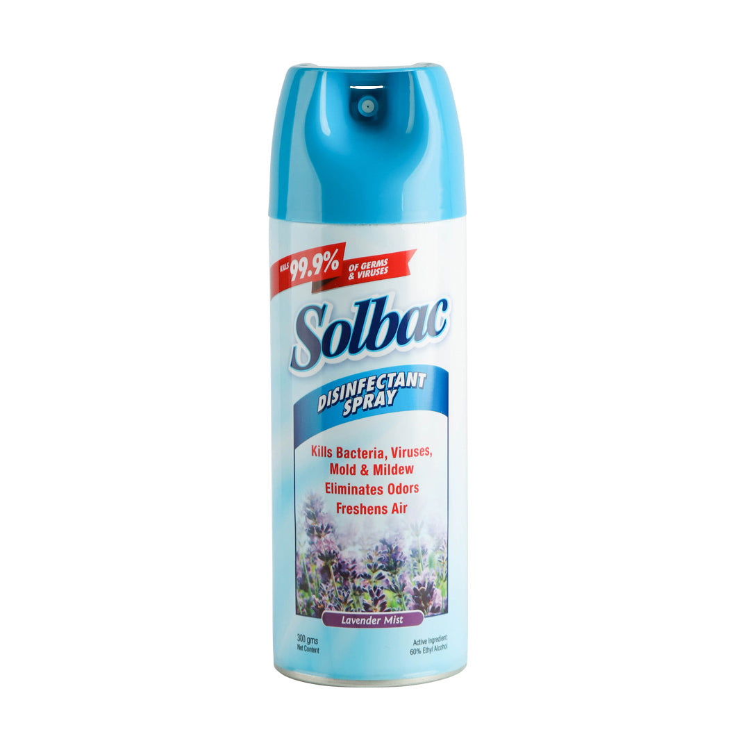 Solbac Disinfectant Spray Lavender Mist 300g