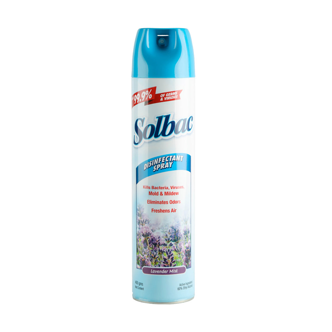 Solbac Disinfectant Spray Lavender Mist 400g