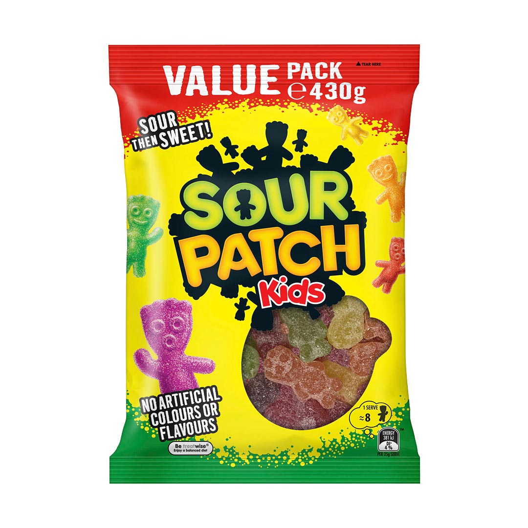 Sour Patch Kids Jellies Value Pack 430g