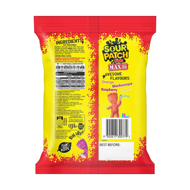 Sour Patch Kids Max Super Sour Jellies 190g