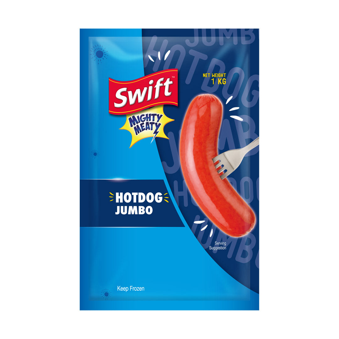 Swift Mighty Meaty Hotdog Jumbo 1kg