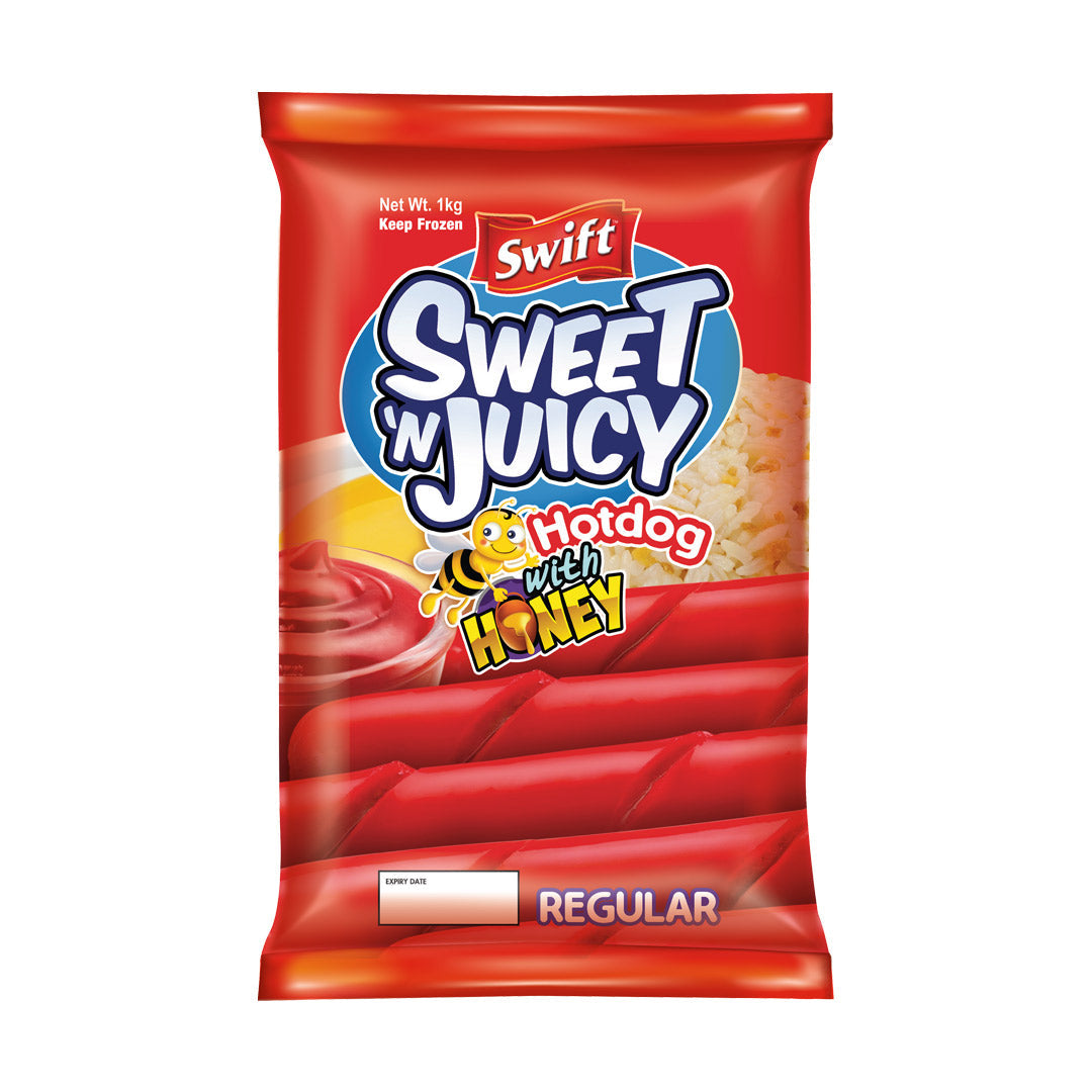 Swift Sweet 'N Juicy Hotdog Regular 1kg