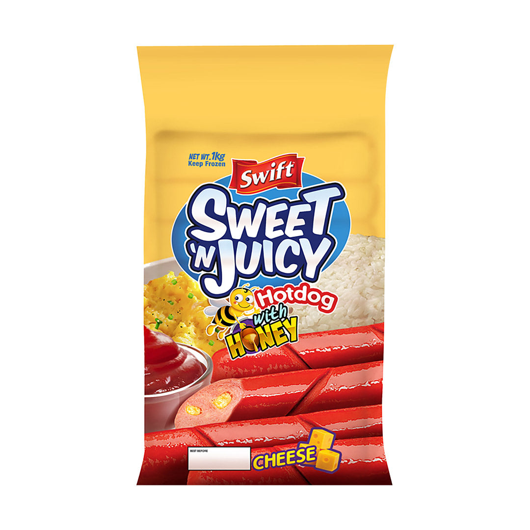 Swift Sweet 'N Juicy Hotdog with Cheese 1kg