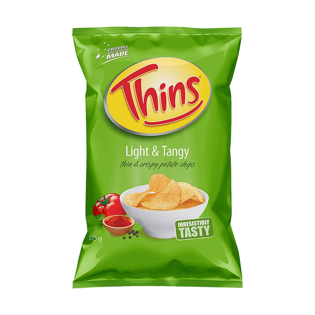 Thins Light & Tangy Potato Chips 175g