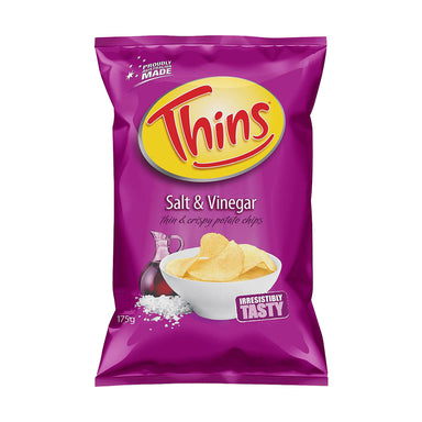 Thins Salt & Vinegar Potato Chips 175g