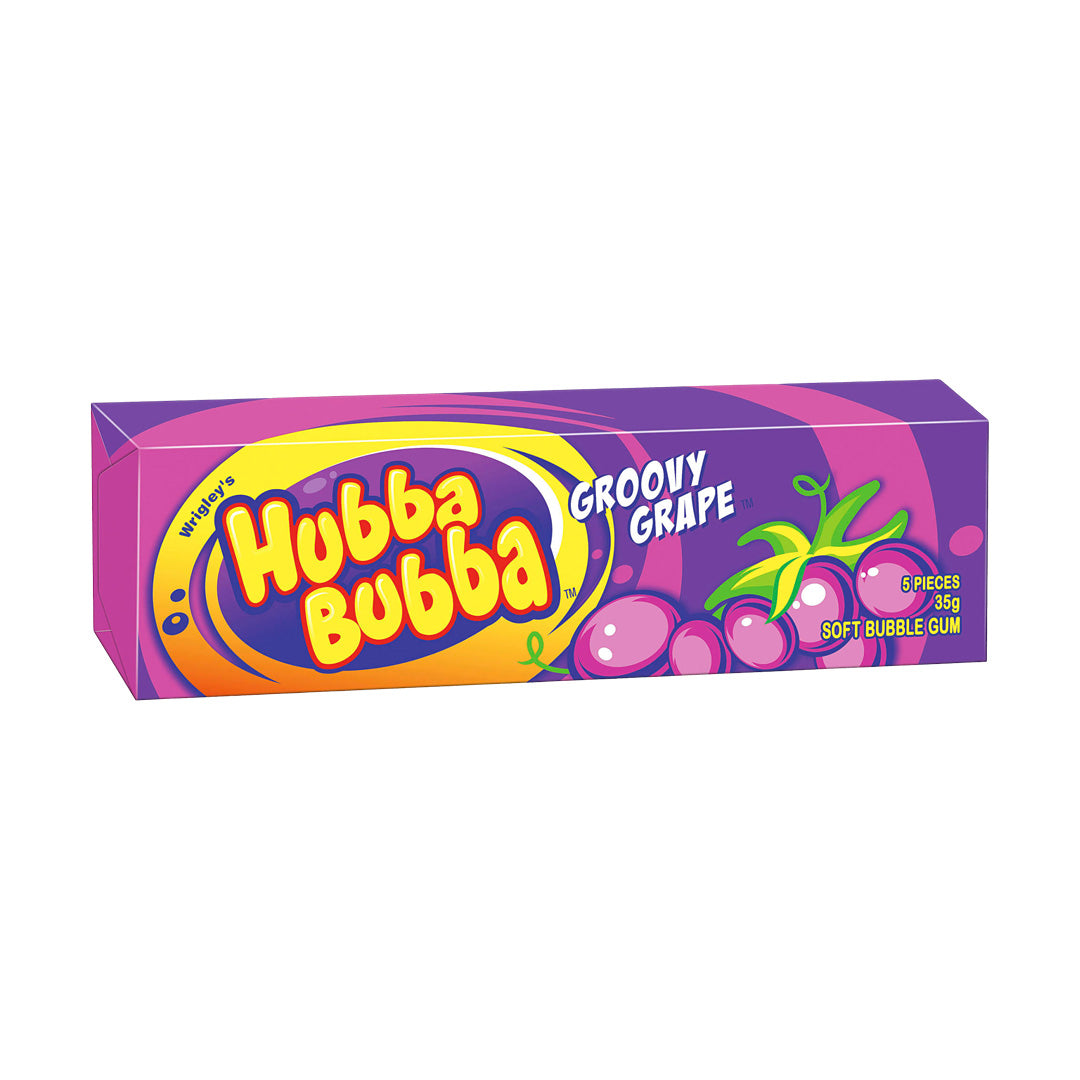 Wrigley's Hubba Bubba Bubble Gum Groovy Grape 35g