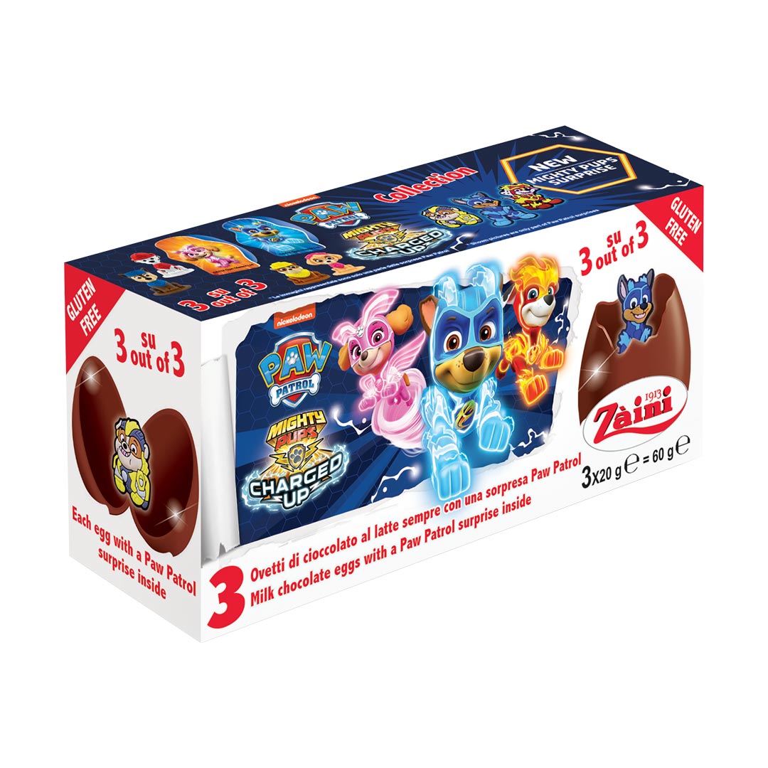 Zaini Paw Patrol Chocolate Eggs 60g