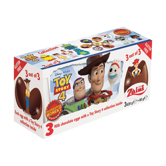 Zaini Toy Story Chocolate Eggs 60g