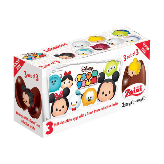 Zaini Tsum Tsum Chocolate Eggs 60g